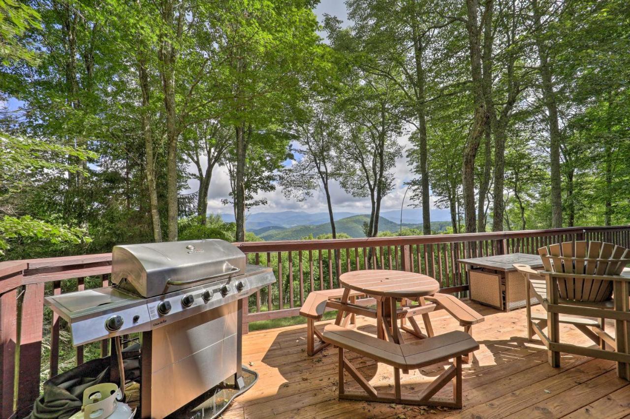 Beech Mountain Cabin Retreat With Hot Tub And Views! Dış mekan fotoğraf