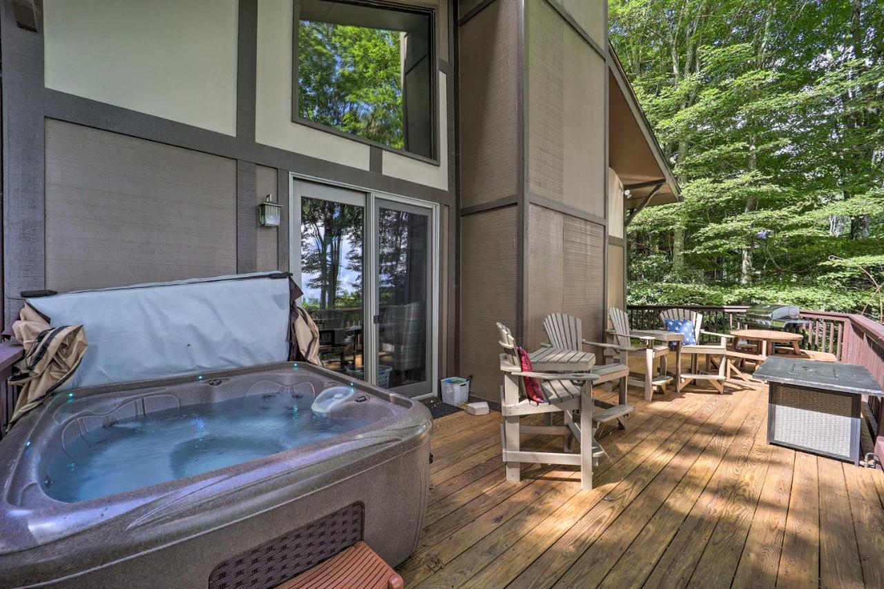 Beech Mountain Cabin Retreat With Hot Tub And Views! Dış mekan fotoğraf