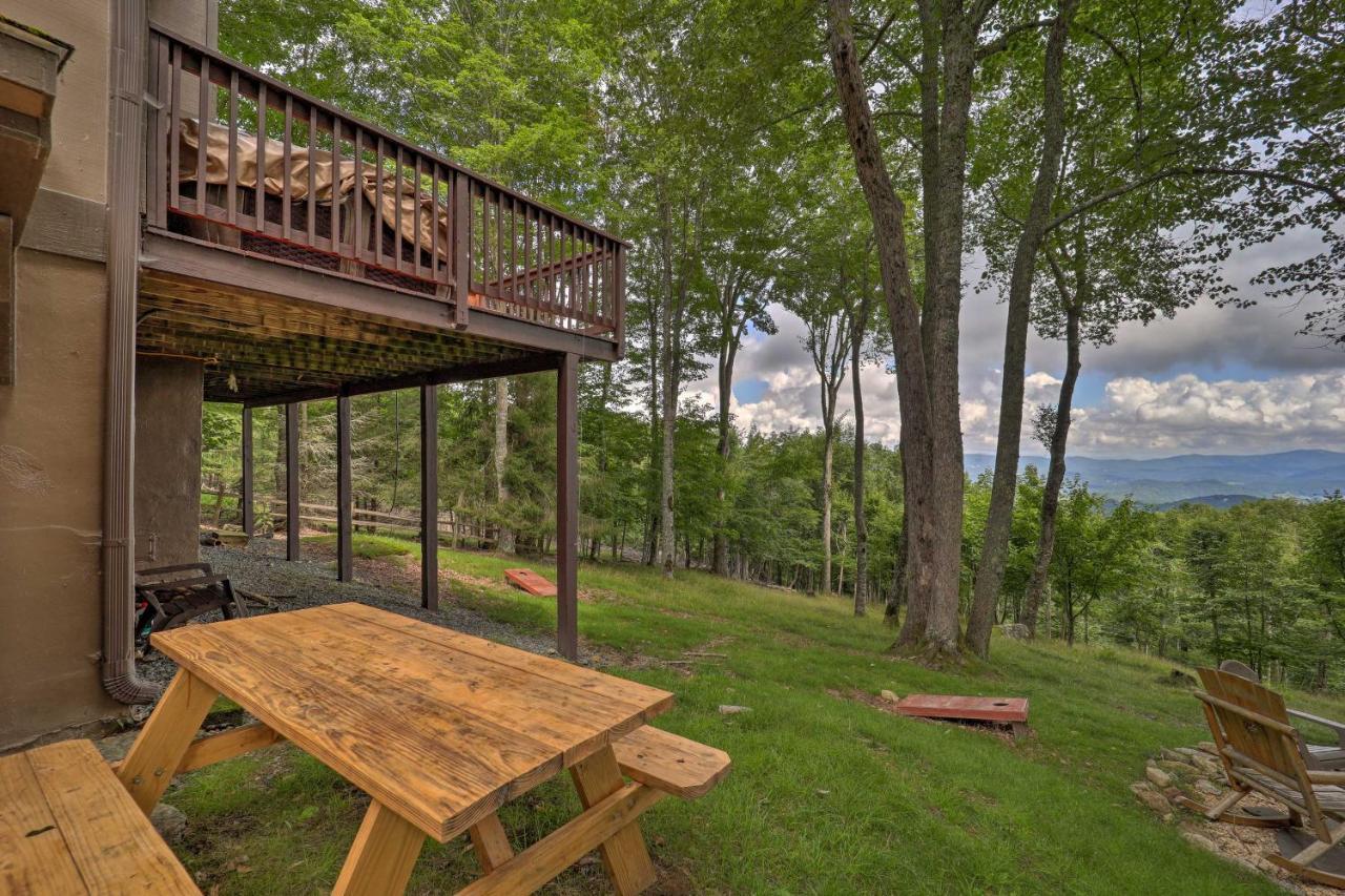 Beech Mountain Cabin Retreat With Hot Tub And Views! Dış mekan fotoğraf