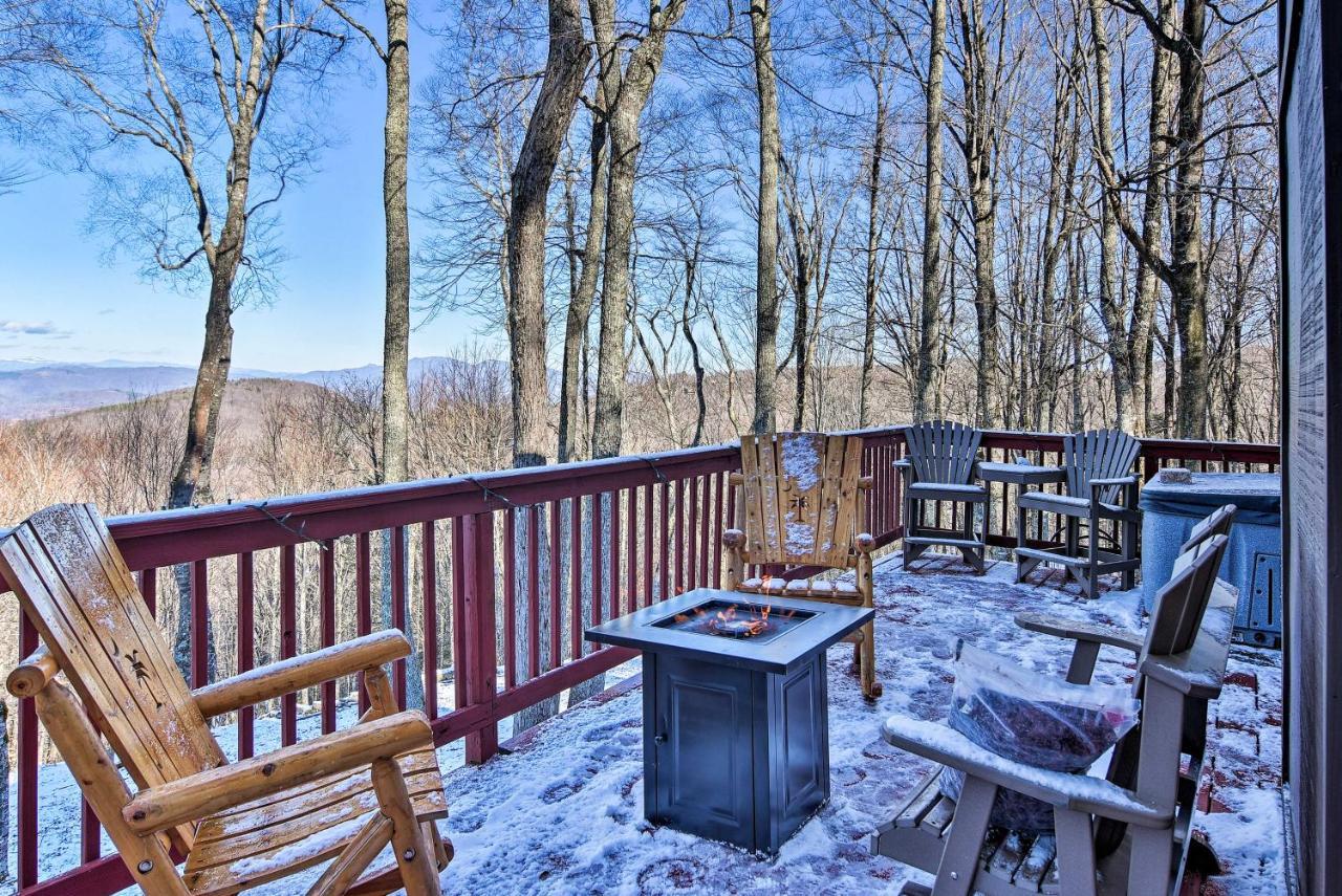 Beech Mountain Cabin Retreat With Hot Tub And Views! Dış mekan fotoğraf